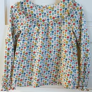 Mini Boden 🌸 flower flannel top 11-12y 152 cm